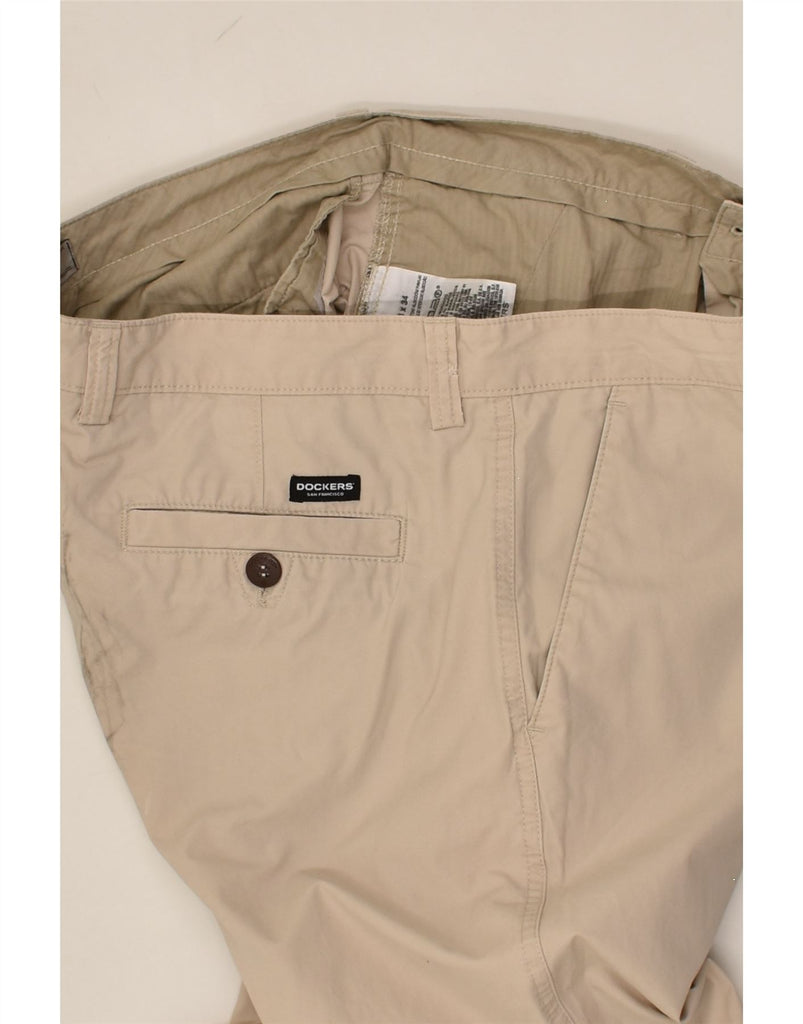 DOCKERS Mens Regular Fit Casual Trousers W36 L30  Beige Cotton | Vintage Dockers | Thrift | Second-Hand Dockers | Used Clothing | Messina Hembry 