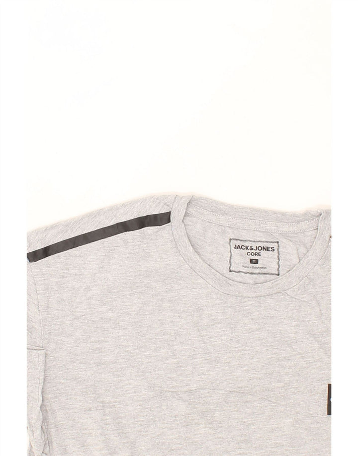 JACK & JONES Mens T-Shirt Top Medium Grey Cotton Vintage Jack & Jones and Second-Hand Jack & Jones from Messina Hembry 