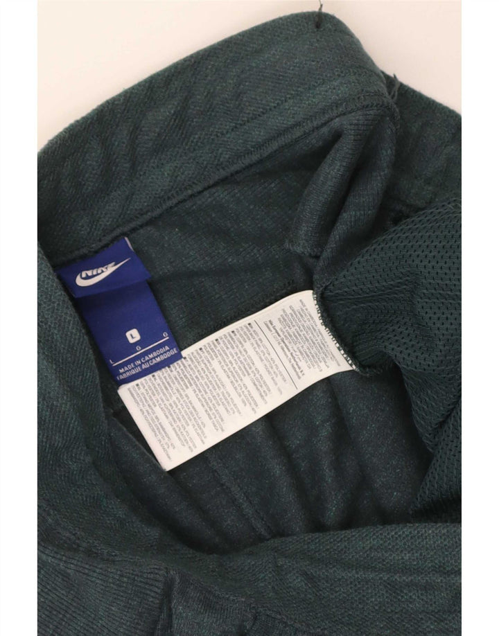Nike Mens Tracksuit Trousers Large  Green Cotton