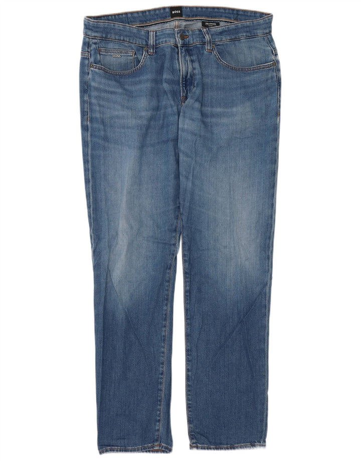 Hugo Boss Mens Delaware Slim Jeans W40 L32 Blue
