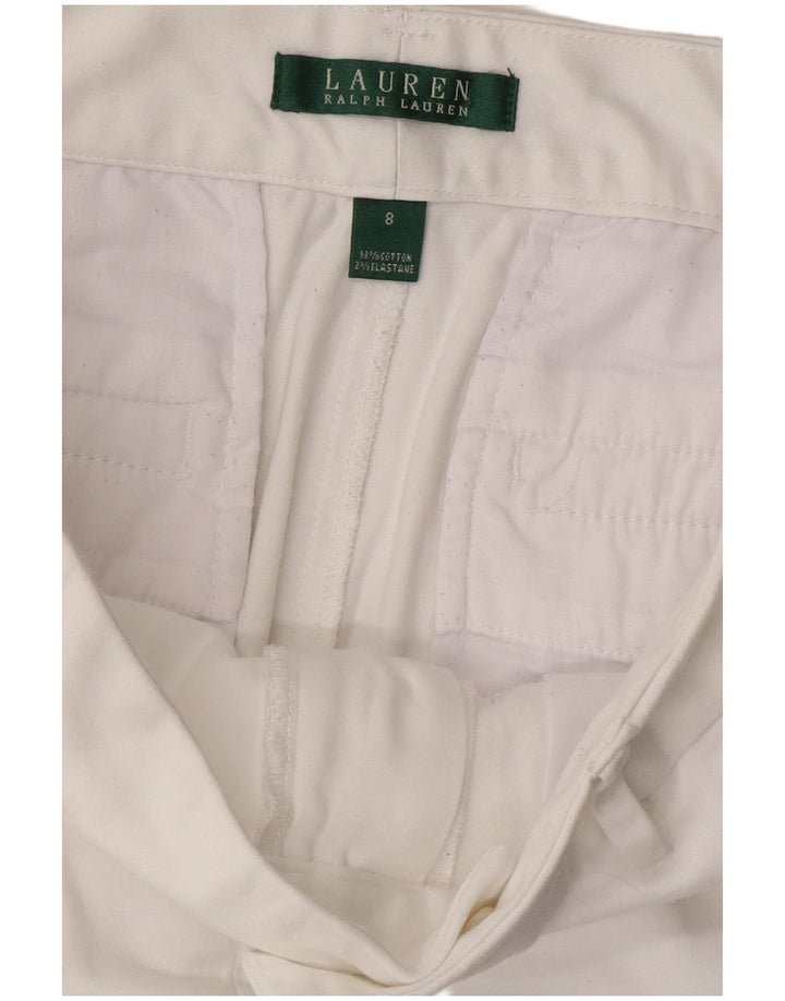 Ralph Lauren Womens Chino Shorts US 8 Medium W32  White Cotton