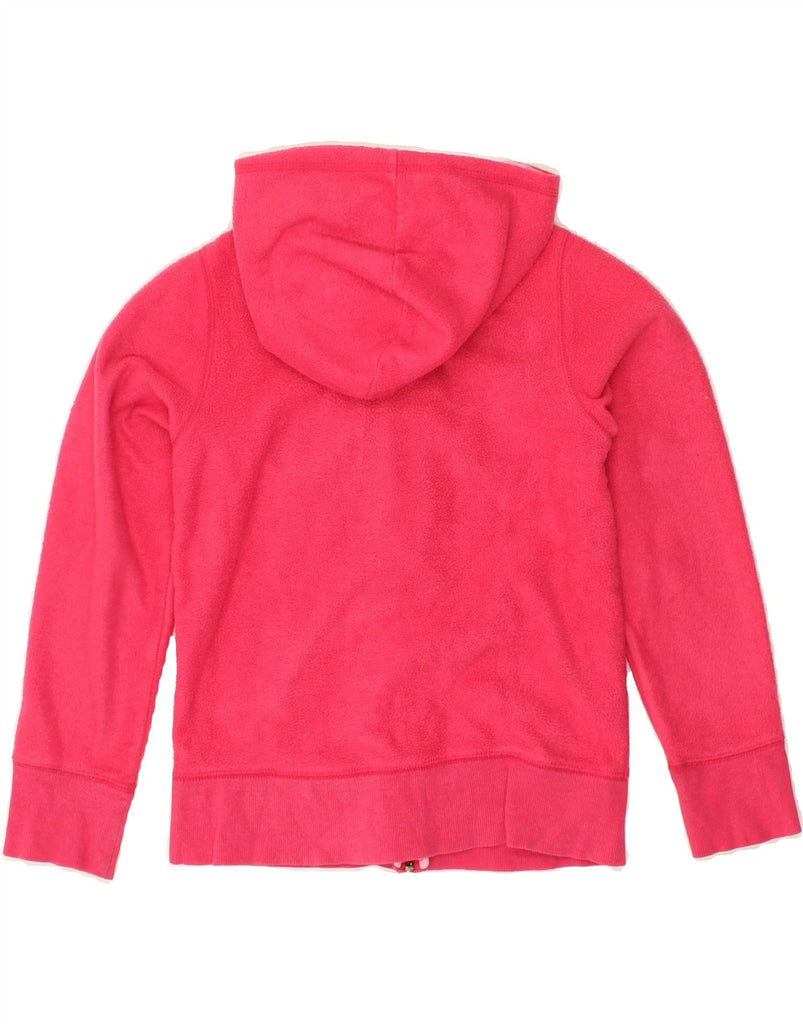 GAP Girls Graphic Hooded Fleece Jacket 7-8 Years Medium   Pink Polyester | Vintage Gap | Thrift | Second-Hand Gap | Used Clothing | Messina Hembry 