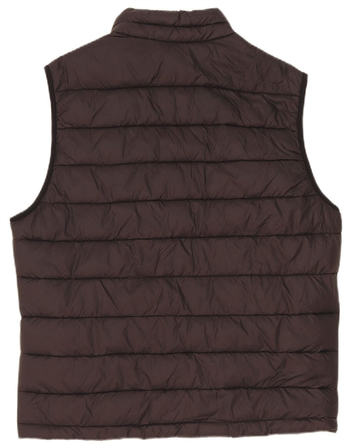 Jack & Jones Mens Padded Gilet UK 40 Large Black Nylon