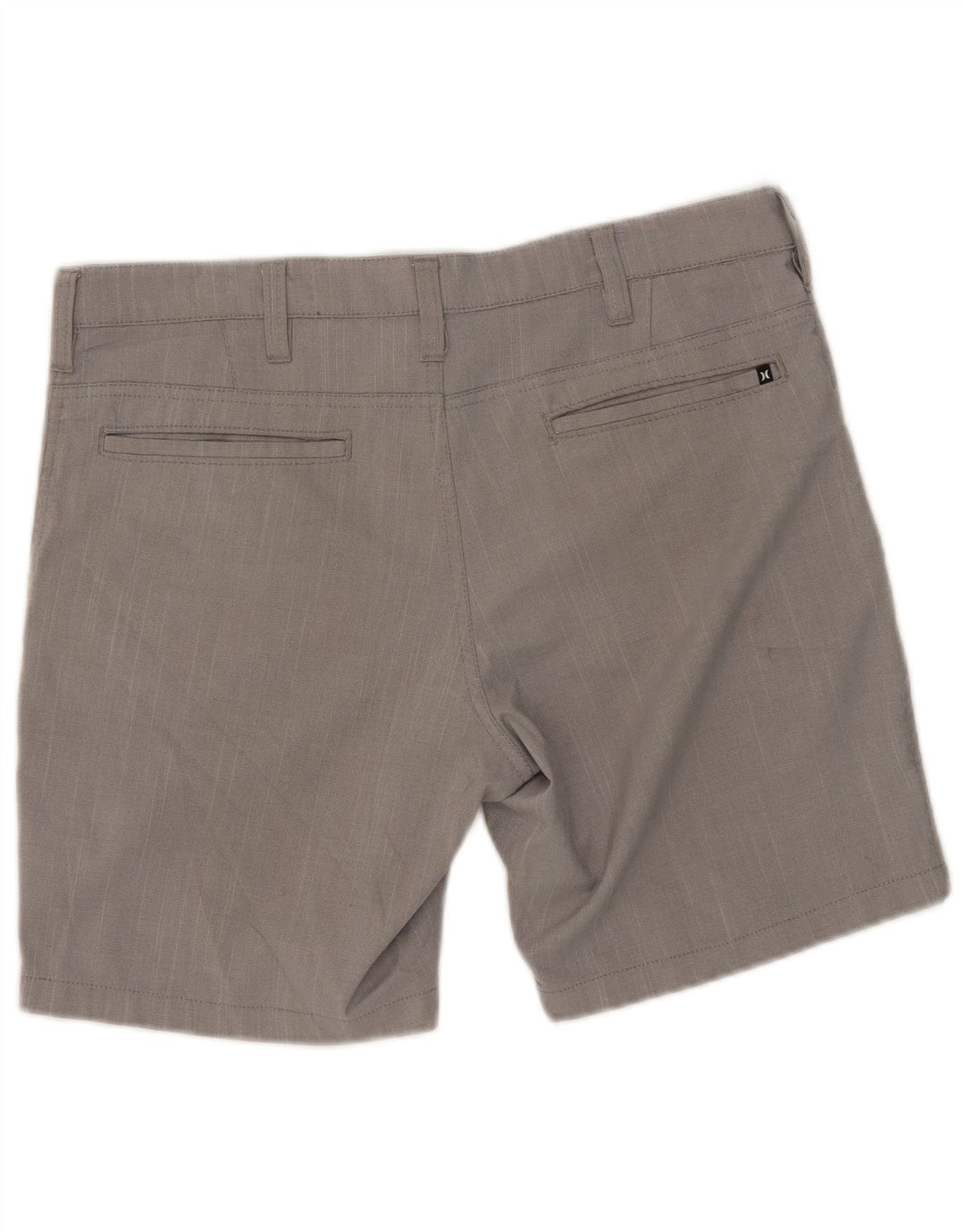 Hurley Mens Chino Shorts W32 Medium Grey Polyester