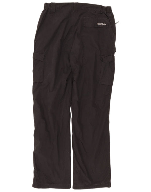 Mountain Warehouse Mens Straight Cargo Trousers W36 L32 Grey Polyester