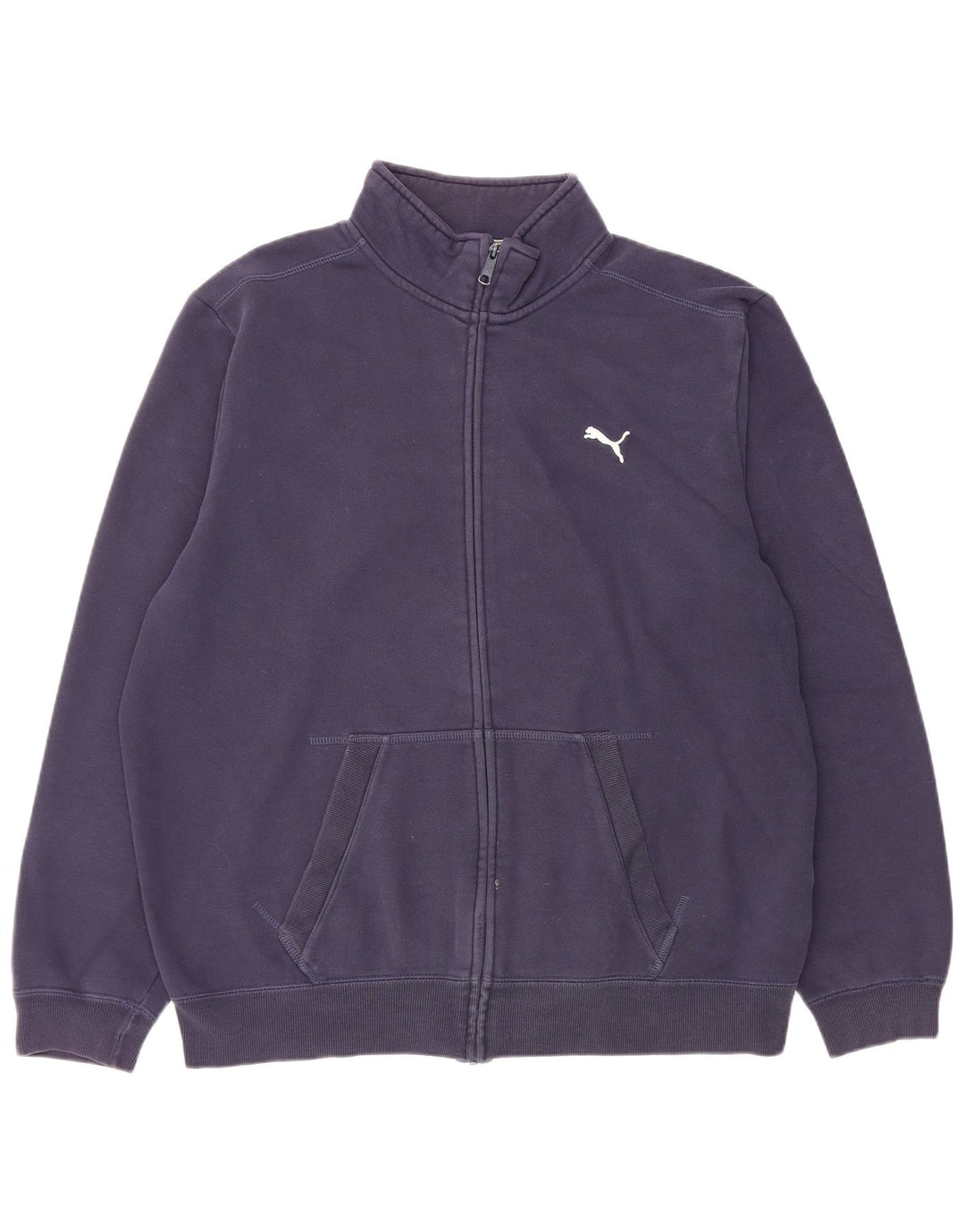 Puma Mens Tracksuit Top Jacket XL Navy Blue Cotton