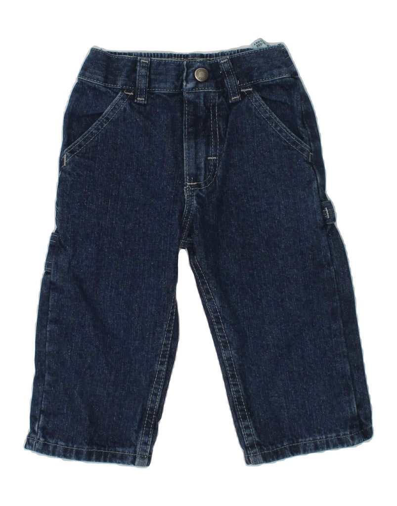 WRANGLER Baby Boys Straight Jeans 12-18 Months W18 L10 Navy Blue Cotton | Vintage Wrangler | Thrift | Second-Hand Wrangler | Used Clothing | Messina Hembry 