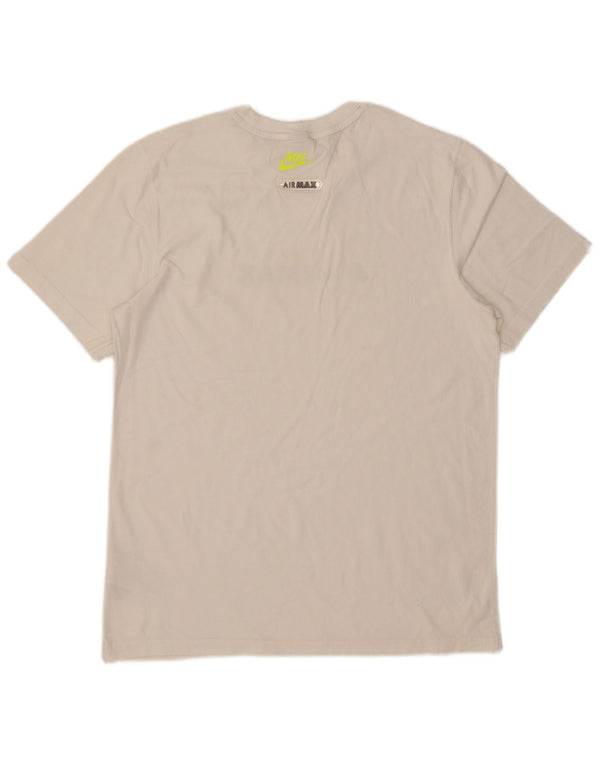 Nike Mens Air Max Loose Fit Graphic T-Shirt Top Large White Cotton