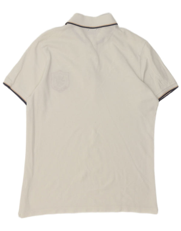 Replay Mens Polo Shirt XL White Cotton Classic