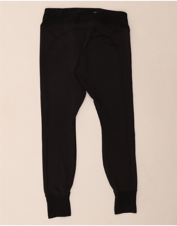 Nike Womens Graphic Leggings UK 14 Large  Black Polyester