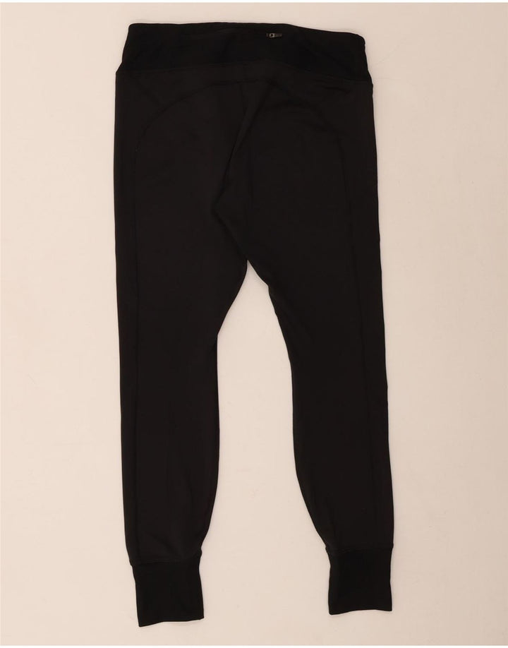 Nike Womens Graphic Leggings UK 14 Large  Black Polyester