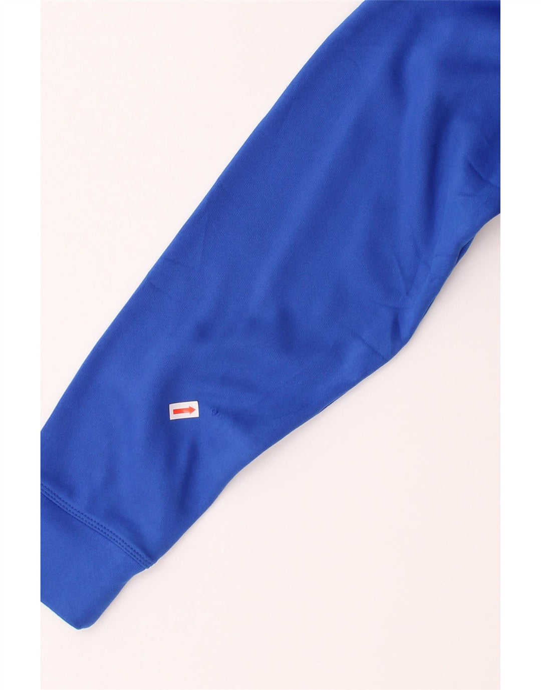 NIKE Mens Zip Neck Pullover Tracksuit Top Medium Blue Colourblock Vintage Nike and Second-Hand Nike from Messina Hembry 