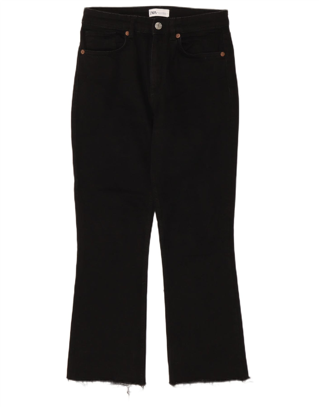Zara Womens Bootcut Jeans EU 40 Medium W30 L27 Black