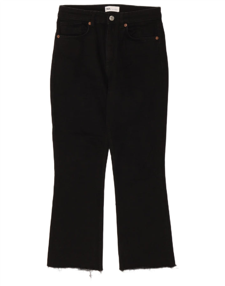 Zara Womens Bootcut Jeans EU 40 Medium W30 L27 Black