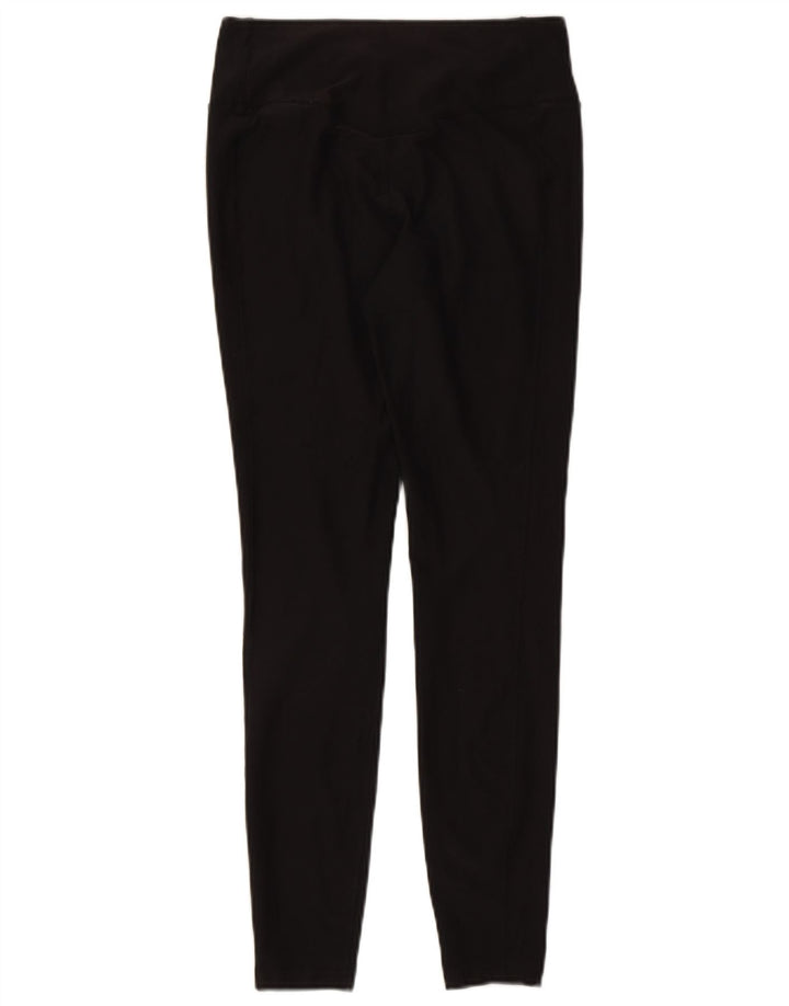 NIKE Womens Dri Fit Leggings UK 12 Medium  Black Polyester