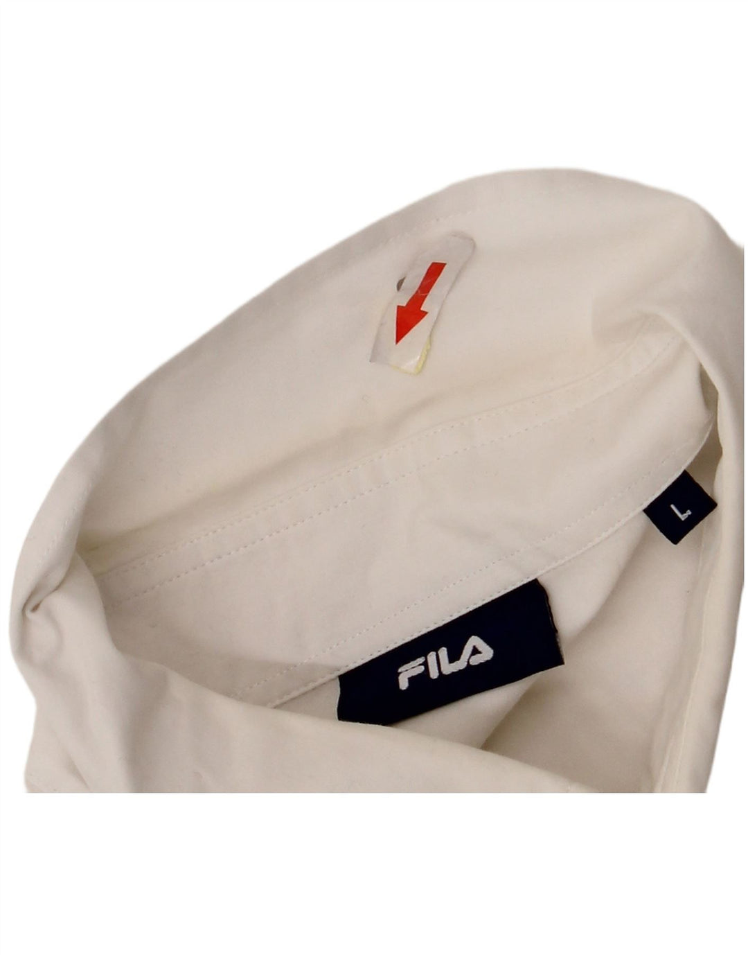 Fila Mens Shirt Large White Cotton