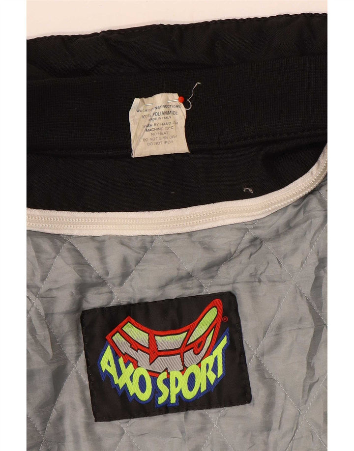 AXO Mens Graphic Racer Jacket UK 42 XL Black Polyamide