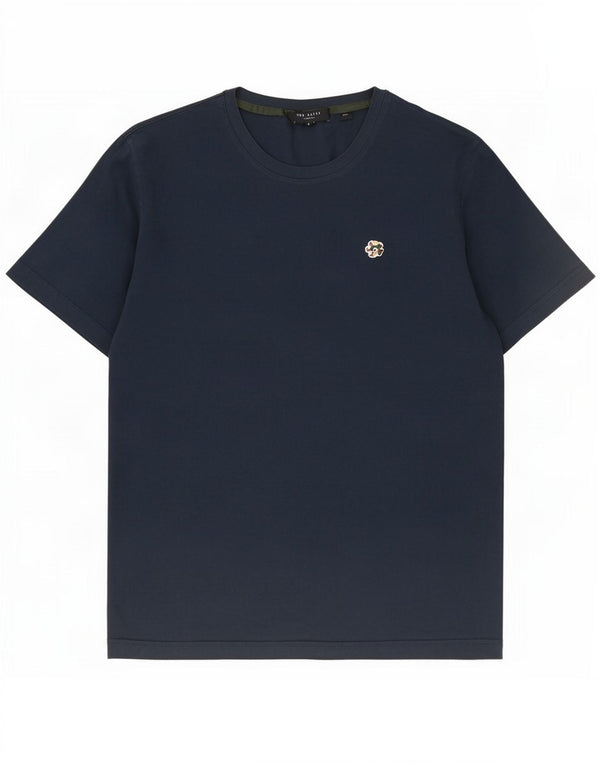 Ted Baker Mens T-Shirt Top Size 4 Large Navy Blue