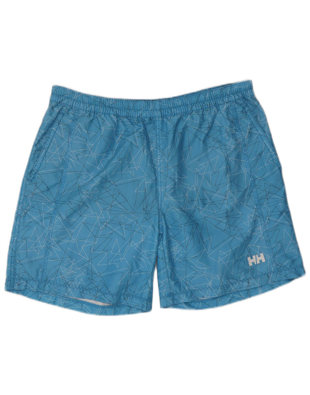 Helly Hansen Mens Swimming Shorts XL  Blue Geometric Polyester