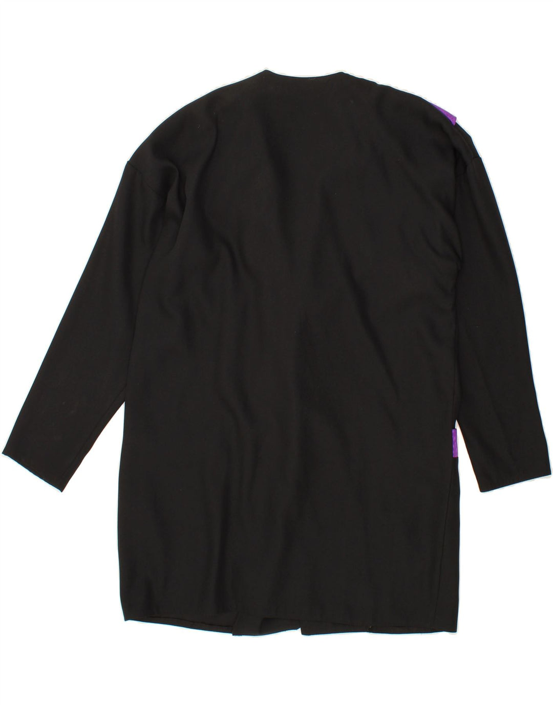 VINTAGE Womens Overcoat UK 16 Large  Black Vintage Vintage and Second-Hand Vintage from Messina Hembry 