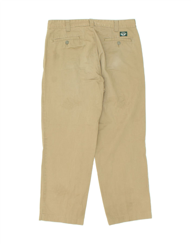 DOCKERS Mens Straight Chino Trousers W36 L28 Beige Cotton Vintage Dockers and Second-Hand Dockers from Messina Hembry 