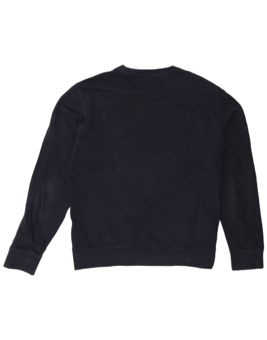 Marks & Spencer Mens Sweatshirt Jumper Large Navy Blue Cotton