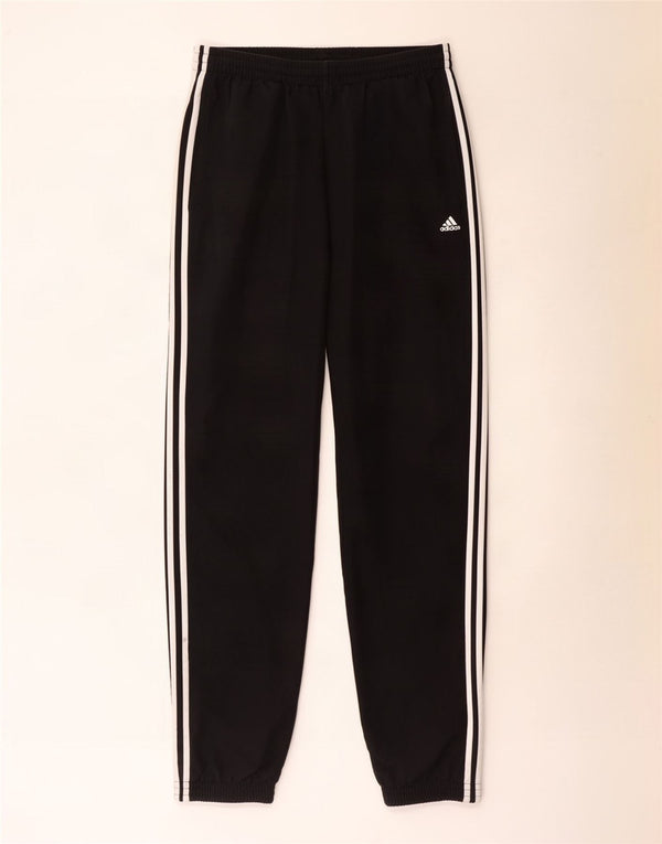 Adidas Mens Climalite Tracksuit Trousers Joggers Large Black Polyester
