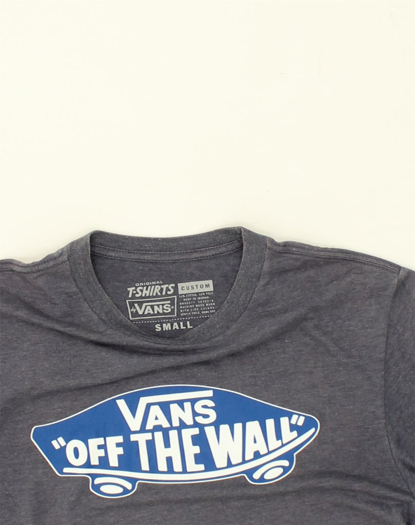 VANS Mens Off The Wall Graphic T-Shirt Top Small Grey Cotton | Vintage Vans | Thrift | Second-Hand Vans | Used Clothing | Messina Hembry 