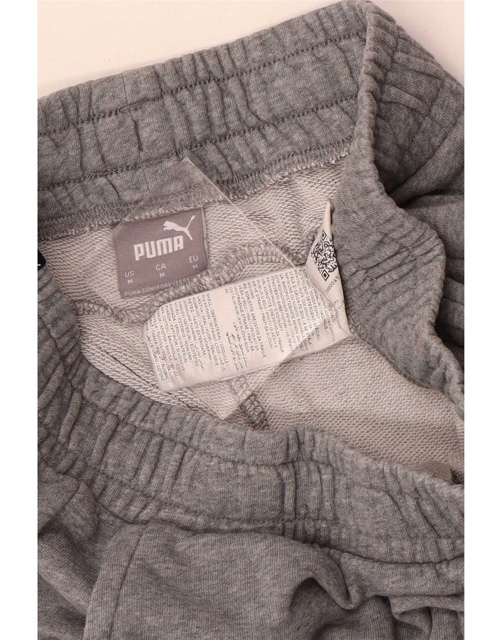 Puma Mens Sport Shorts Medium Grey Flecked Cotton