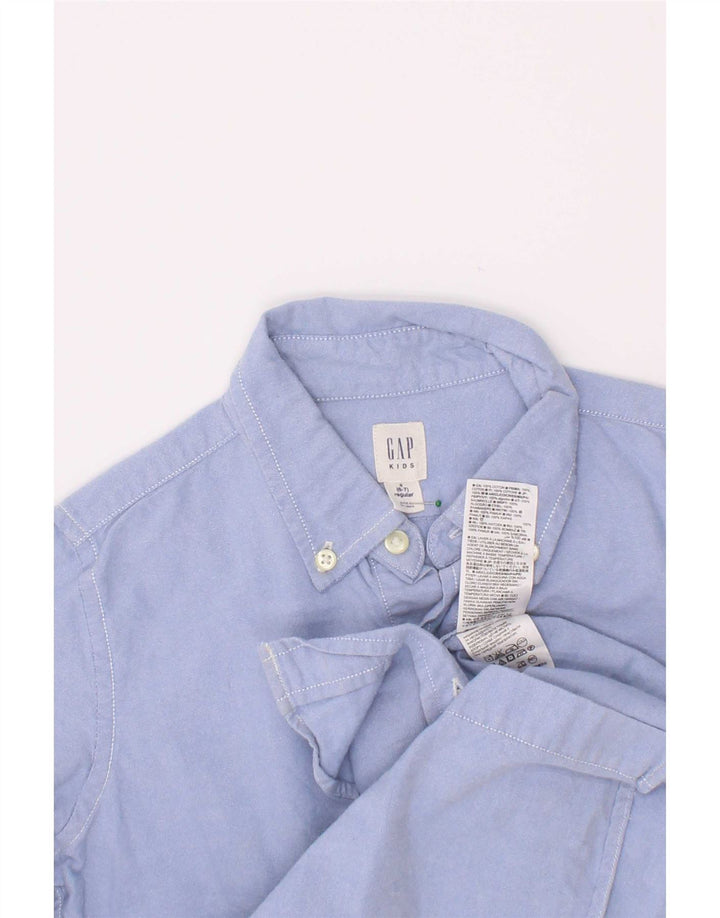 Gap Boys Shirt 6-7 Years Small Blue Cotton