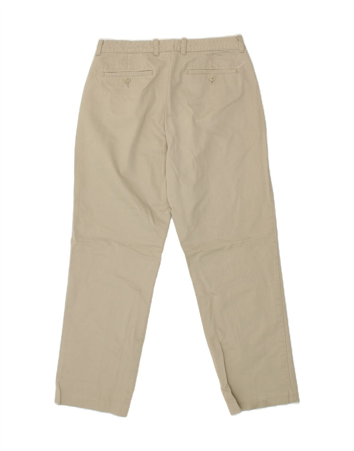 J. CREW Mens Straight Chino Trousers W35 L31 Beige Cotton Vintage J. Crew and Second-Hand J. Crew from Messina Hembry 