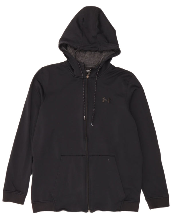 Under Armour Mens Zip Hoodie Sweater Large Black