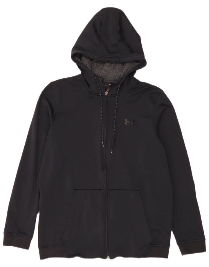 Under Armour Mens Zip Hoodie Sweater Large Black