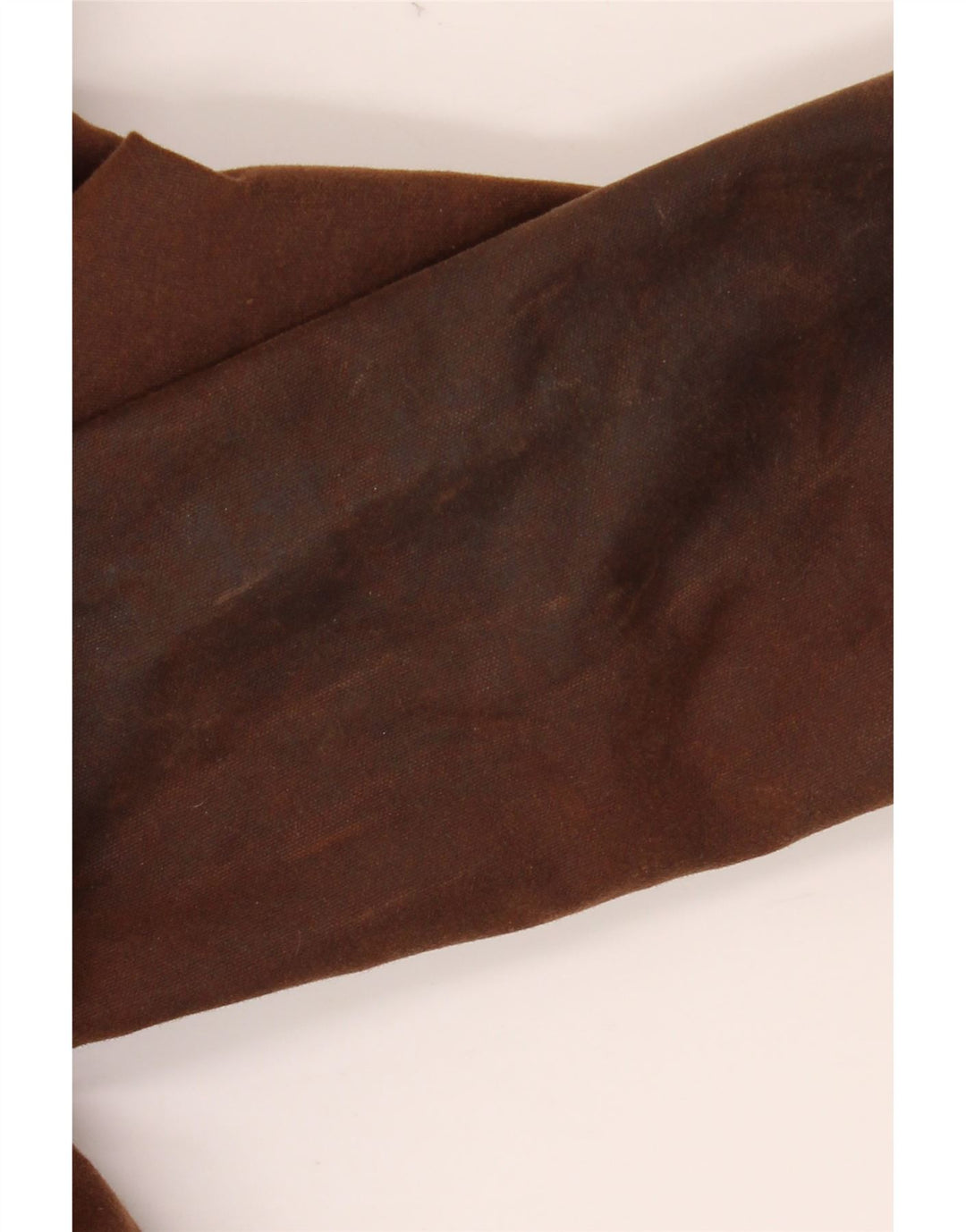 HUNTER Mens Hunting Hooded Waxed Cotton Capelet Coat UK 34 XS Brown Cotton