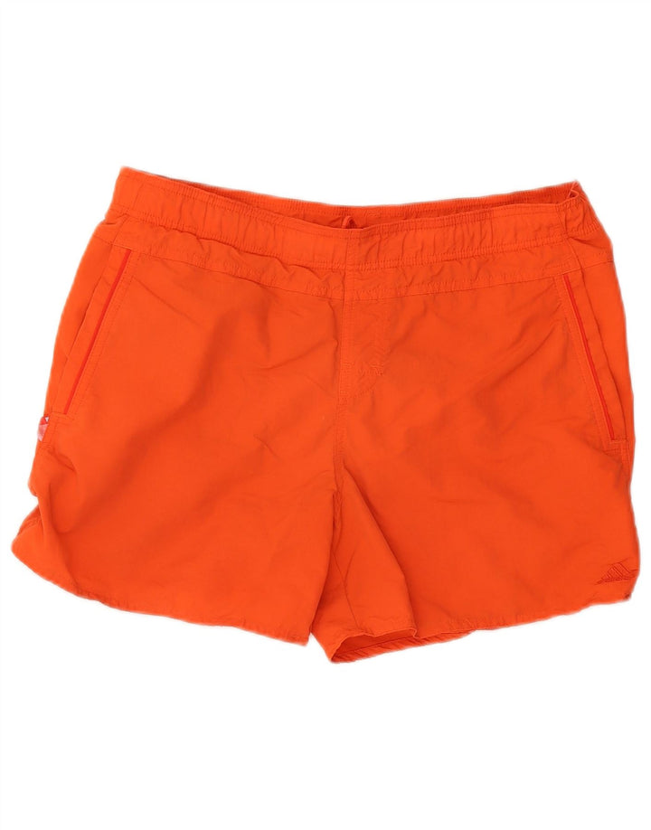 ADIDAS Mens Swimming Shorts Small Orange Nylon