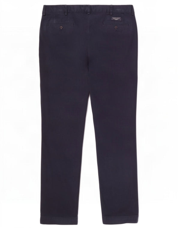 Polo Ralph Lauren Mens Straight Chino Trousers W36 L34 Navy Blue