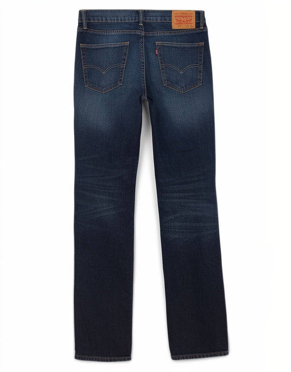 Levi's Womens 511 Slim Jeans W34 L32 Blue Cotton