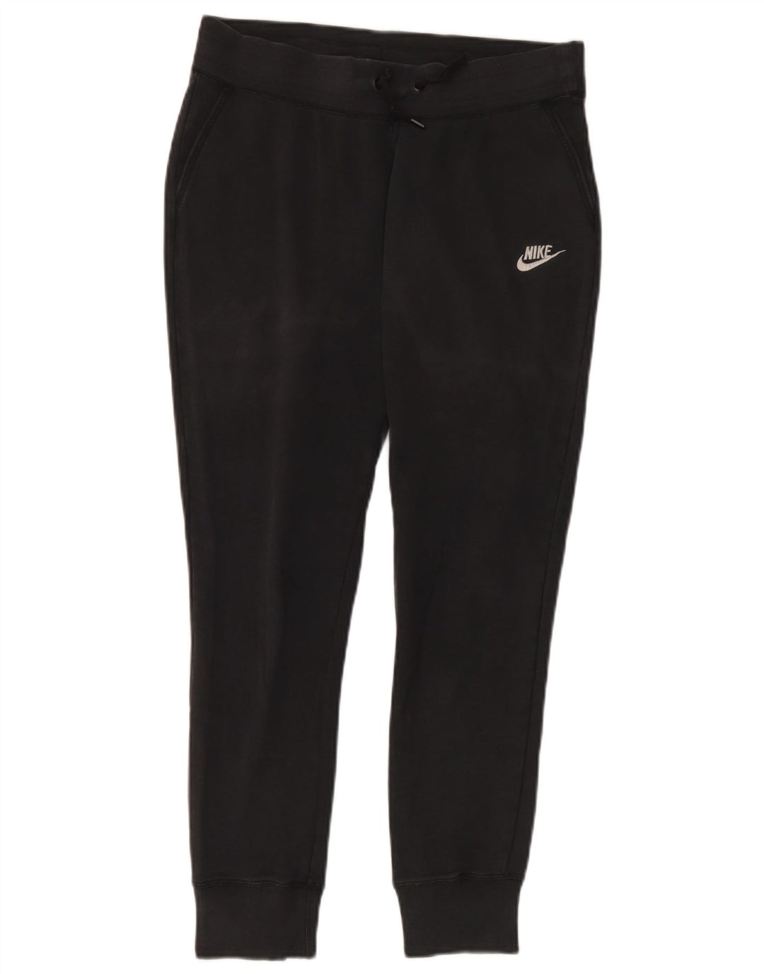 Nike Womens Tracksuit Trousers Joggers UK 14 Medium Black Cotton