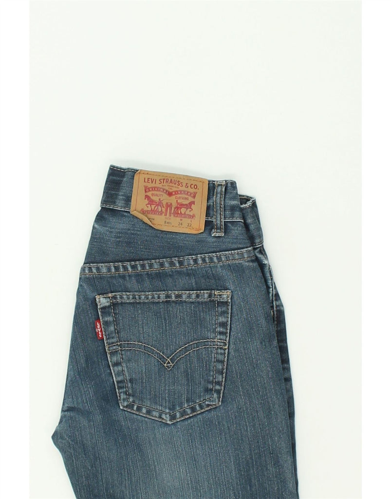 LEVI'S Boys 505 Straight Jeans 7-8 Years W24 L22  Blue Cotton | Vintage Levi's | Thrift | Second-Hand Levi's | Used Clothing | Messina Hembry 