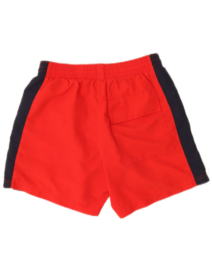 Converse Mens Swimming Shorts Small  Red Colourblock Polyester