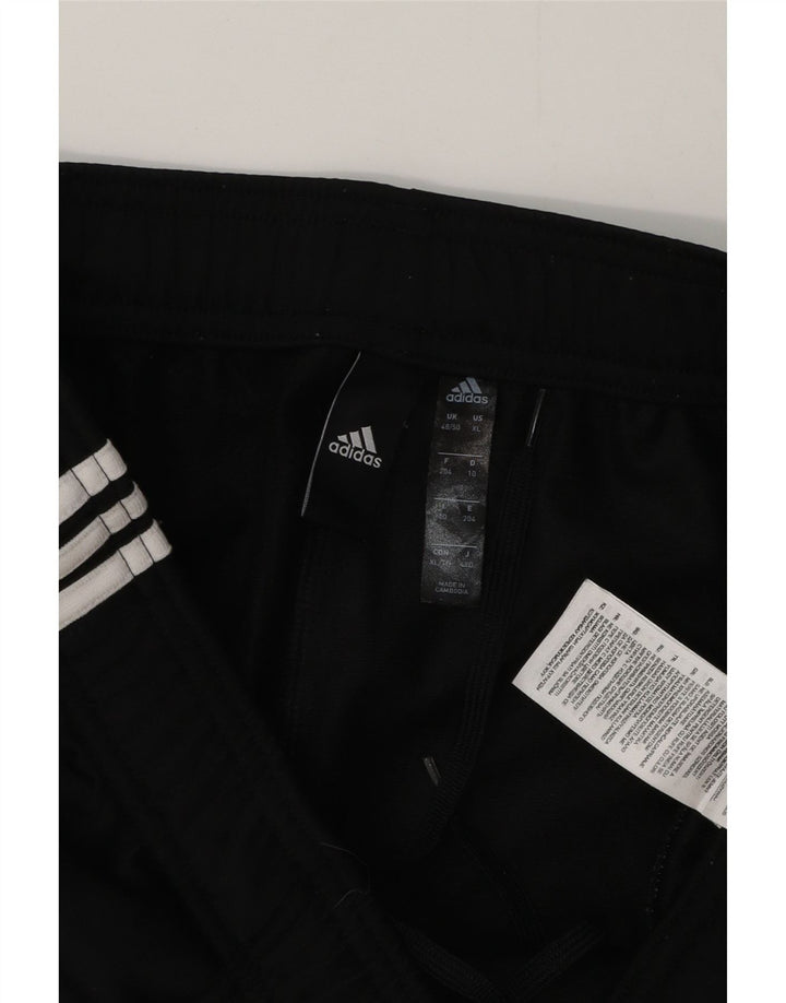 Adidas Mens Tracksuit Trousers UK 48/50 XL  Black Polyester