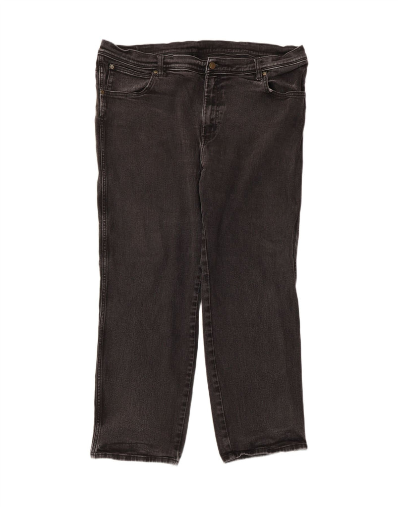 WRANGLER Mens Straight Jeans W42 L30 Black Cotton Vintage Wrangler and Second-Hand Wrangler from Messina Hembry 