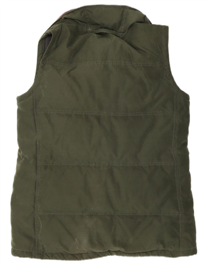 Musto Womens Padded Gilet UK 12 Medium Green Polyester