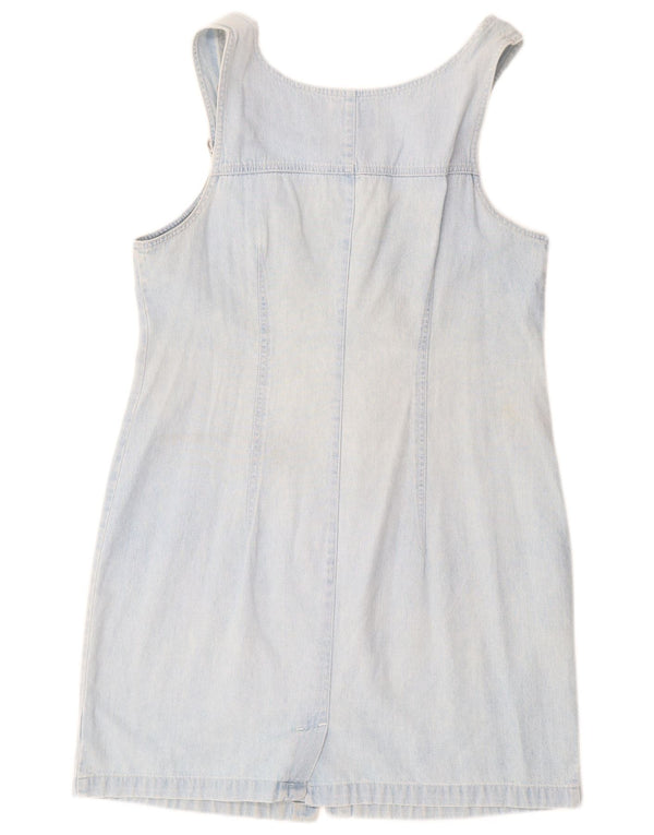 JOHN BANER Womens Sleeveless Denim Dress IT 50 XL Blue Cotton