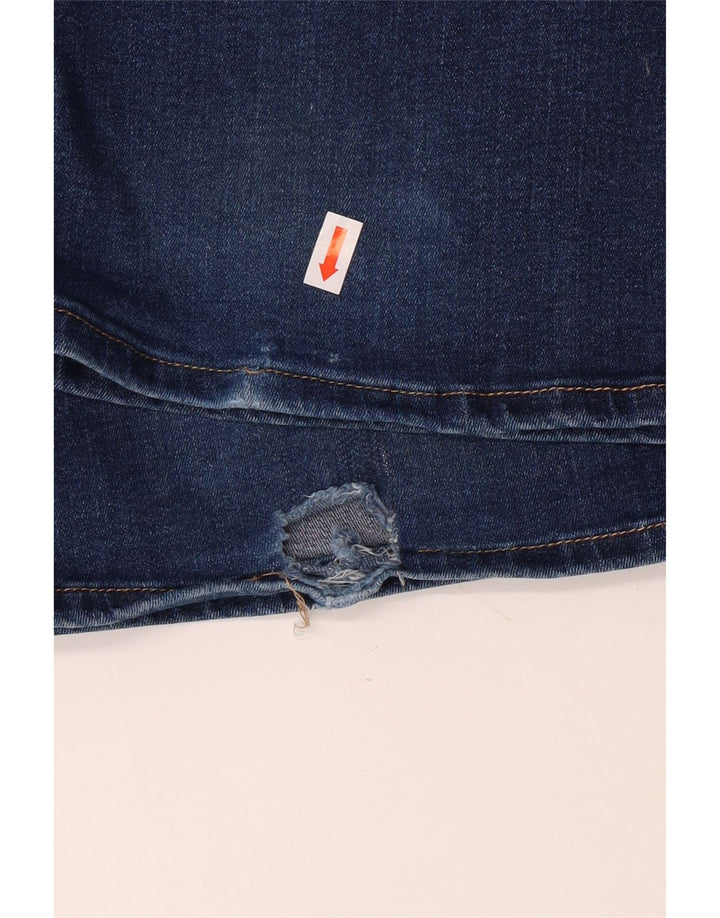 7 FOR ALL MANKIND Womens Flared Jeans W26 L35  Blue Cotton