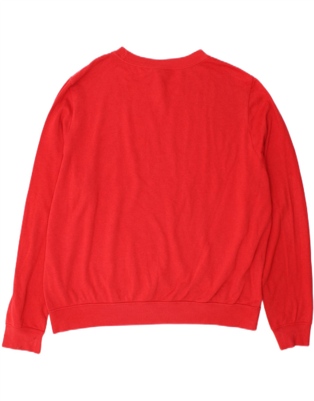 Nike Womens Graphic Oversized Sweatshirt Jumper UK 18 XL Red Cotton