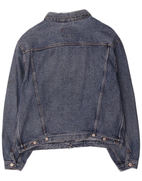 Vintage Mens Denim Jacket UK 42 XL Blue Cotton