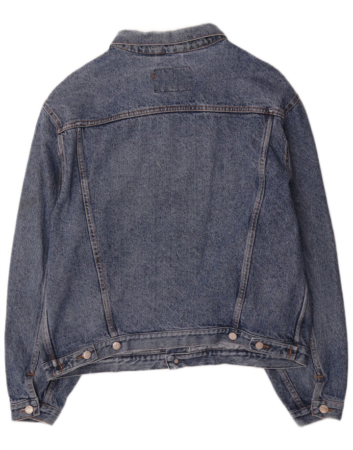 Vintage Mens Denim Jacket UK 42 XL Blue Cotton