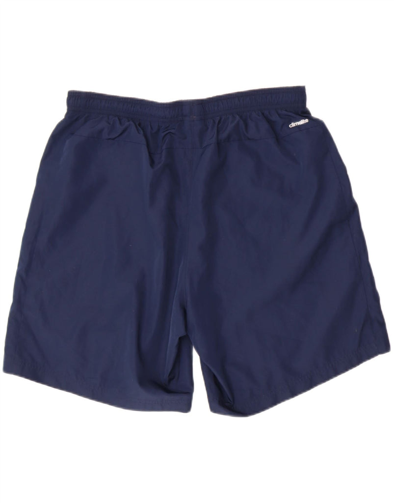ADIDAS Mens Climalite Sport Shorts XL Navy Blue Polyester Vintage Adidas and Second-Hand Adidas from Messina Hembry 