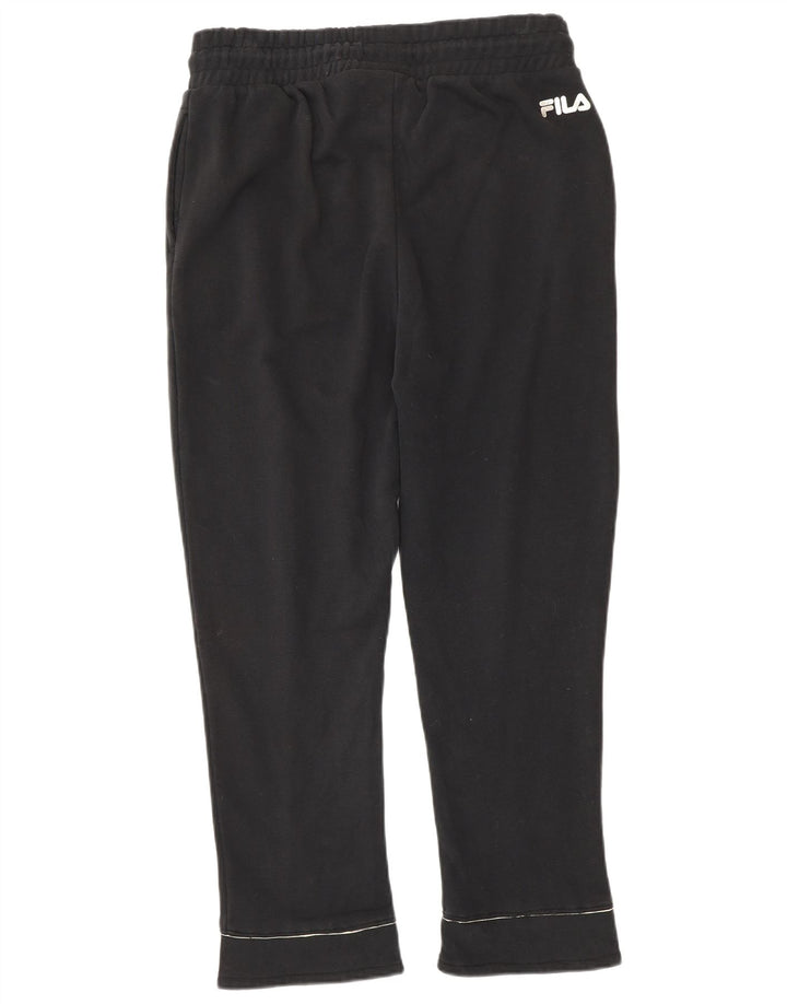 Fila Womens Tracksuit Trousers Joggers UK 14 Large Black